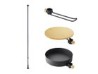 【ドロー ア ライン/DRAW A LINE / GOODS】のMy Chair Side Set / マイ チェア サイド セット 大人の最旬トレンドファッション＆コーディネート founy(ファウニー) アクセサリー Fashion Accessories テーブル Table, Dining Table フラワー Flower, Floral マグネット Magnet, Magnetic Closure 送料無料 Free Shipping ホーム・キャンプ・アウトドア・お取り寄せ Home Living / Home & Lifestyle / Camping Gear / Outdoor Camping 家具・インテリア Home Furniture & Interior. Stylish & Functional Living Spaces テーブル Dining, Coffee & Side Tables サイドテーブル・ナイトテーブル Side & End Tables thumbnail 本商品はこちらのパーツがセットになっています(ブラック)セット内容:テンションロッド|ID: prp329100004972590 ipo3291000000037286187