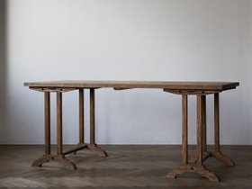 【アルテム ジャパン/ARTEM JAPAN / GOODS】のNoble trestle table / ノーブル トレッスル テーブル 大人の最旬トレンドファッション＆コーディネート founy(ファウニー) アンティーク Antique-Inspired クラシック Classic, Timeless Style コーティング Coating, Coated Finish シンプル Simple, Minimal テーブル Table, Dining Table フランス France, French フレーム Frame, Outline モダン Modern, Contemporary ホーム・キャンプ・アウトドア・お取り寄せ Home Living / Home & Lifestyle / Camping Gear / Outdoor Camping 家具・インテリア Home Furniture & Interior. Stylish & Functional Living Spaces テーブル Dining, Coffee & Side Tables ダイニングテーブル・食卓テーブル Dining Tables |ID:prp329100004972606