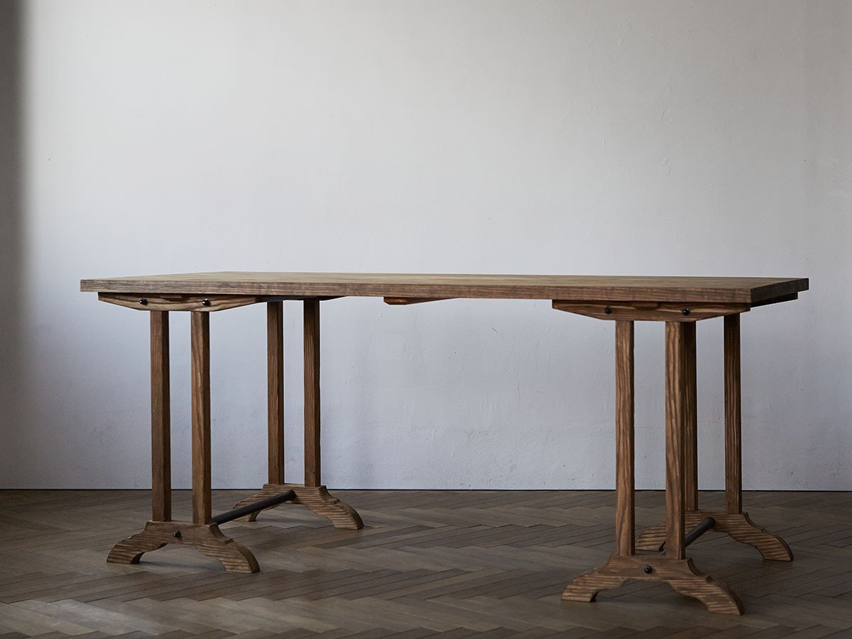 【アルテム ジャパン/ARTEM JAPAN / GOODS】のNoble trestle table / ノーブル トレッスル テーブル 大人の最旬トレンドファッション＆コーディネート founy(ファウニー) 　アンティーク　Antique-Inspired　クラシック　Classic, Timeless Style　コーティング　Coating, Coated Finish　シンプル　Simple, Minimal　テーブル　Table, Dining Table　フランス　France, French　フレーム　Frame, Outline　モダン　Modern, Contemporary　ホーム・キャンプ・アウトドア・お取り寄せ　Home Living / Home & Lifestyle / Camping Gear / Outdoor Camping　家具・インテリア　Home Furniture & Interior. Stylish & Functional Living Spaces　テーブル　Dining, Coffee & Side Tables　ダイニングテーブル・食卓テーブル　Dining Tables　 other-1|ID: prp329100004972606 ipo3291000000037286243