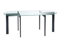 【フライミー ノワール/FLYMEe Noir / GOODS】のGLASS DINING TABLE W180 / ガラスダイニングテーブル 幅180cm m77190 大人の最旬トレンドファッション＆コーディネート founy(ファウニー) ガラス Glass, Glassware シンプル Simple, Minimal テーブル Table, Dining Table フレーム Frame, Outline ホーム・キャンプ・アウトドア・お取り寄せ Home Living / Home & Lifestyle / Camping Gear / Outdoor Camping 家具・インテリア Home Furniture & Interior. Stylish & Functional Living Spaces テーブル Dining, Coffee & Side Tables ダイニングテーブル・食卓テーブル Dining Tables |ID:prp329100004972621