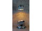 【三代目板金屋/Bankinya / GOODS】のhexagon stool / coffee table / ヘキサゴン スツール / コーヒーテーブル 鏡面仕上げ。同シリーズのhexagonペンダントランプとのコーディネート|ID: prp329100004972632 ipo3291000000037286384