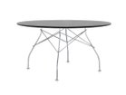 【カルテル/Kartell / GOODS】のGLOSSY / グロッシー ラウンド 塗装トップ 130 天板ブラック、脚部クローム|ID: prp329100004972659 ipo3291000000037286504