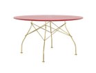 【カルテル/Kartell / GOODS】のGLOSSY / グロッシー ラウンド 塗装トップ 130 天板カルテルレッド、脚部ゴールド|ID: prp329100004972659 ipo3291000000037286507