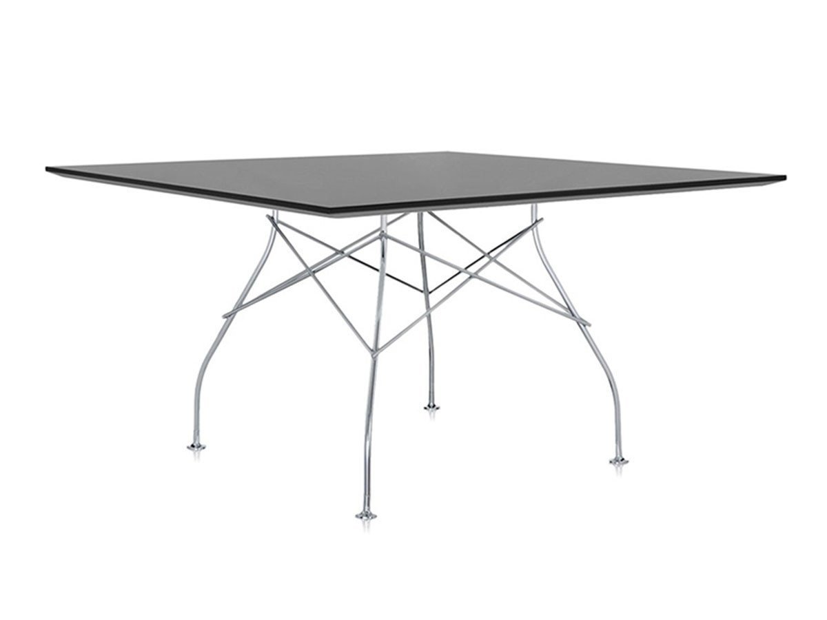 【カルテル/Kartell / GOODS】のGLOSSY / グロッシー スクエア 塗装トップ 130 インテリア・キッズ・メンズ・レディースファッション・服の通販 founy(ファウニー) 　おすすめ　Recommended / Our Picks　エレガント 上品　Elegant　スクエア　Square, Square Shape　テーブル　Table, Dining Table　ホーム・キャンプ・アウトドア・お取り寄せ　Home Living / Home & Lifestyle / Camping Gear / Outdoor Camping　家具・インテリア　Home Furniture & Interior. Stylish & Functional Living Spaces　テーブル　Dining, Coffee & Side Tables　ダイニングテーブル・食卓テーブル　Dining Tables　天板ブラック、脚部クローム|ID: prp329100004972663 ipo3291000000037286518