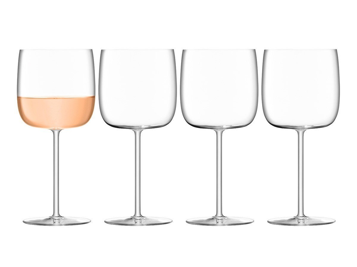 【エルエスエー インターナショナル/LSA international / GOODS】のBOROUGH WINE GLASS SET4 / ボロー ワイングラス 高さ19.5cm 4脚セット インテリア・キッズ・メンズ・レディースファッション・服の通販 founy(ファウニー) 　送料無料　Free Shipping　ガラス　Glass, Glassware　クリスタル　Crystal, Swarovski　グラス　Glass, Eyewear　テーブル　Table, Dining Table　トレンド　Trend, Trending Now　フォルム　Silhouette, Form　-|ID: prp329100004972769 ipo3291000000037286919