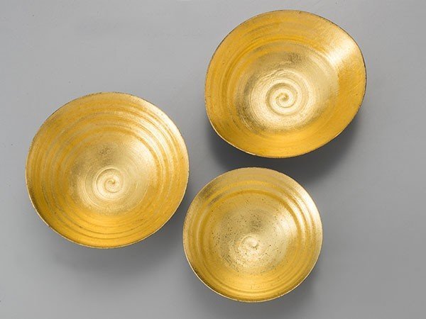 【箔一/HAKUICHI / GOODS】の本金箔 水月 小盃 / 本金箔 水月(すいげつ) 小盃 インテリア・キッズ・メンズ・レディースファッション・服の通販 founy(ファウニー) 　送料無料　Free Shipping　テーブル　Table, Dining Table　エレガント 上品　Elegant　上:小付、中:盃、下:本商品|ID: prp329100004972797 ipo3291000000037287083