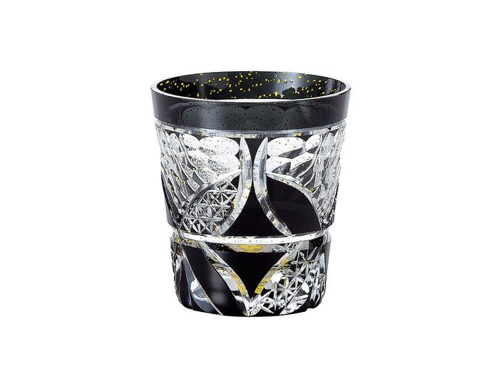 【東洋佐々木ガラス/TOYO-SASAKI GLASS / GOODS】のKIRIKO Rock Glass / 八千代切子 オンザロック 輪違い(墨) インテリア・キッズ・メンズ・レディースファッション・服の通販 founy(ファウニー) https://founy.com/ 送料無料 Free Shipping グラス Glass, Eyewear タンブラー Tumbler, Travel Mug テーブル Table, Dining Table お正月 New Year |ID: prp329100004972830 ipo3291000000037287245