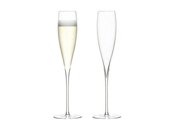【エルエスエー インターナショナル/LSA international / GOODS】のSAVOY CHAMPAGNE FLUTE SET2 / サボイ シャンパンフルート 2脚セット インテリア・キッズ・メンズ・レディースファッション・服の通販 founy(ファウニー) 　ガラス　Glass, Glassware　シンプル　Simple, Minimal　テーブル　Table, Dining Table　クリア|ID: prp329100004972896 ipo3291000000037287532