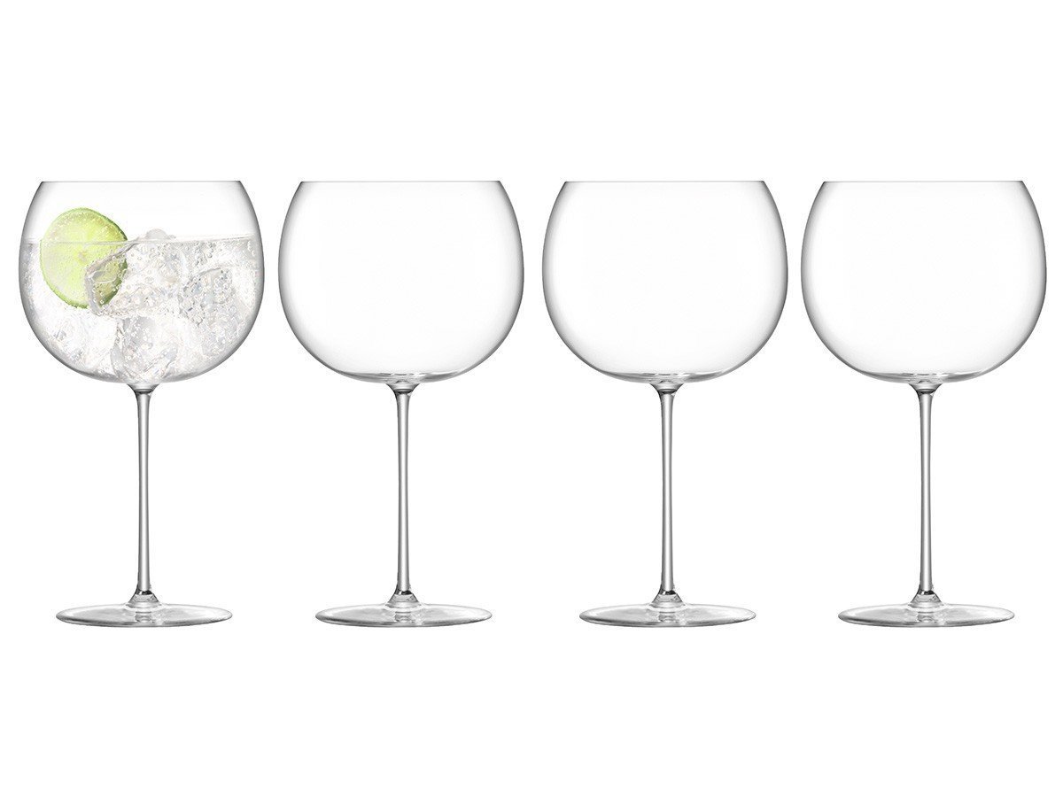 【エルエスエー インターナショナル/LSA international / GOODS】のBOROUGH BALLOON GLASS SET4 / ボロー バルーングラス 4脚セット 大人の最旬トレンドファッション＆コーディネート founy(ファウニー) 　送料無料　Free Shipping　ガラス　Glass, Glassware　クリスタル　Crystal, Swarovski　グラス　Glass, Eyewear　テーブル　Table, Dining Table　トレンド　Trend, Trending Now　バルーン　Balloon, Balloon Silhouette　フォルム　Silhouette, Form　 other-1|ID: prp329100004972942 ipo3291000000037287794