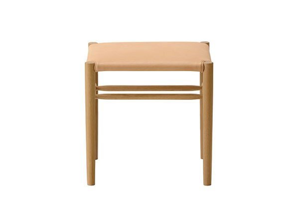 【ライトウッド/Lightwood / GOODS】のStool Low / スツール ロー 張座 インテリア・キッズ・メンズ・レディースファッション・服の通販 founy(ファウニー) 　送料無料　Free Shipping　コレクション　Collection, Seasonal Line　ファブリック　Fabric, Textile　フォルム　Silhouette, Form　エレガント 上品　Elegant　軽量　Lightweight, Ultra Light　ホーム・キャンプ・アウトドア・お取り寄せ　Home Living / Home & Lifestyle / Camping Gear / Outdoor Camping　家具・インテリア　Home Furniture & Interior. Stylish & Functional Living Spaces　チェア・椅子　Seating & Chairs　スツール・バースツール　Stools & Bar Stools　張地:レザー L-01(#5006 ヌメ革)、フレーム:オーク(ナチュラルホワイト)|ID: prp329100004975533 ipo3291000000037298366