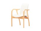 【天童木工/Tendo Mokko / GOODS】のAntler Arm Chair / アントラー アームチェア 張地:オールマイティー V0101 ホワイト(グレードV)、フレームホワイトビーチ / ナチュラル色|ID: prp329100004981471 ipo3291000000037322752