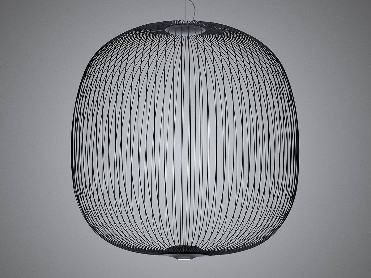 【フォスカリーニ/FOSCARINI / GOODS】のSpokes 2 L Pendant / スポークス 2 L ペンダント インテリア・キッズ・メンズ・レディースファッション・服の通販 founy(ファウニー) 　送料無料　Free Shipping　シンプル　Simple, Minimal　フォルム　Silhouette, Form　メタル　Metal, Metal Parts　ホーム・キャンプ・アウトドア・お取り寄せ　Home Living / Home & Lifestyle / Camping Gear / Outdoor Camping　家具・インテリア　Home Furniture & Interior. Stylish & Functional Living Spaces　ライト・照明　Lamps & Lighting Fixtures　ペンダントライト・吊り下げ照明　Pendant Light / Hanging Light Fixture　グラファイト|ID: prp329100004981488 ipo3291000000037322830