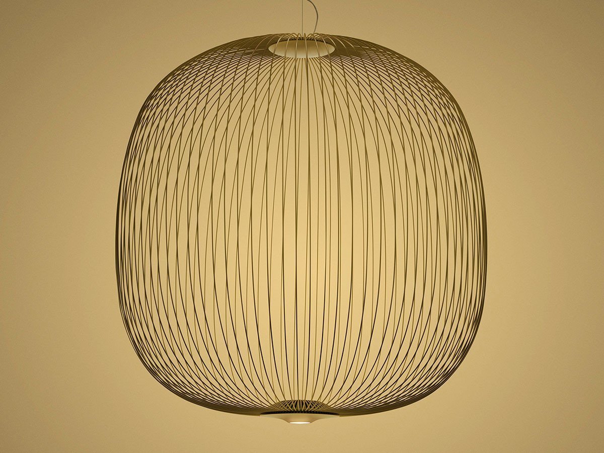 【フォスカリーニ/FOSCARINI / GOODS】のSpokes 2 L Pendant / スポークス 2 L ペンダント インテリア・キッズ・メンズ・レディースファッション・服の通販 founy(ファウニー) 　送料無料　Free Shipping　シンプル　Simple, Minimal　フォルム　Silhouette, Form　メタル　Metal, Metal Parts　ホーム・キャンプ・アウトドア・お取り寄せ　Home Living / Home & Lifestyle / Camping Gear / Outdoor Camping　家具・インテリア　Home Furniture & Interior. Stylish & Functional Living Spaces　ライト・照明　Lamps & Lighting Fixtures　ペンダントライト・吊り下げ照明　Pendant Light / Hanging Light Fixture　ゴールド|ID: prp329100004981488 ipo3291000000037322832