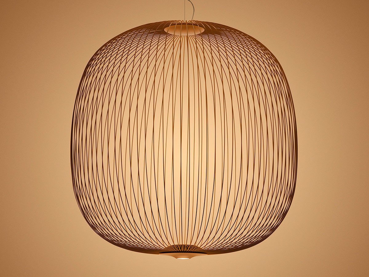 【フォスカリーニ/FOSCARINI / GOODS】のSpokes 2 L Pendant / スポークス 2 L ペンダント インテリア・キッズ・メンズ・レディースファッション・服の通販 founy(ファウニー) 　送料無料　Free Shipping　シンプル　Simple, Minimal　フォルム　Silhouette, Form　メタル　Metal, Metal Parts　ホーム・キャンプ・アウトドア・お取り寄せ　Home Living / Home & Lifestyle / Camping Gear / Outdoor Camping　家具・インテリア　Home Furniture & Interior. Stylish & Functional Living Spaces　ライト・照明　Lamps & Lighting Fixtures　ペンダントライト・吊り下げ照明　Pendant Light / Hanging Light Fixture　コッパー|ID: prp329100004981488 ipo3291000000037322834