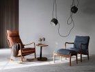 【マスターウォール/MASTERWAL / GOODS】のBLUEPRINT HIGH BACK ROCKING CHAIR / ブループリント ハイバック ロッキングチェア 張地:パティーナ ダークブラウン(レザー8)、フレーム:ウォールナット|ID: prp329100004984065 ipo3291000000037336501