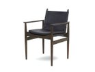 【ステラワークス/Stellar Works / GOODS】のJourney Dining Armchair - LE / ジャーニー ダイニングアームチェア レザー 本体張地:サドルレザー ブラック、座クッション張地:ミラノ ブラック 2522(レザー B)、フレー|ID: prp329100004984069 ipo3291000000037336557