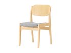 【天童木工/Tendo Mokko / GOODS】のBook Chair / ブックチェア S-0508NA-NT 張地:アネルカ A0495 グレー(グレードA)|ID:prp329100004984073