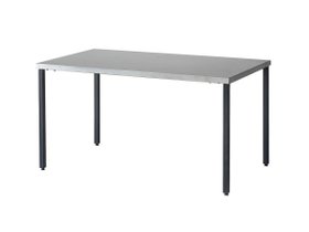 【ノットアンティークス/knot antiques / CRASH GATE】 MATERIA DINING TABLE / マテリア ダイニングテーブル ステンレス天板 + No.3脚(角脚)大人の最旬トレンドファッション＆コーディネート founy(ファウニー) シンプル Simple, Minimal テーブル Table, Dining Table フォルム Silhouette, Form ホーム・キャンプ・アウトドア・お取り寄せ Home Living / Home & Lifestyle / Camping Gear / Outdoor Camping 家具・インテリア Home Furniture & Interior. Stylish & Functional Living Spaces テーブル Dining, Coffee & Side Tables ダイニングテーブル・食卓テーブル Dining Tables |ID:prp329100004984098