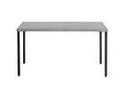 【ノットアンティークス/knot antiques / CRASH GATE】のMATERIA DINING TABLE / マテリア ダイニングテーブル ステンレス天板 + No.3脚(角脚) サイズ:幅138.5cm、脚部ブラック(スチール)|ID: prp329100004984098 ipo3291000000037336822