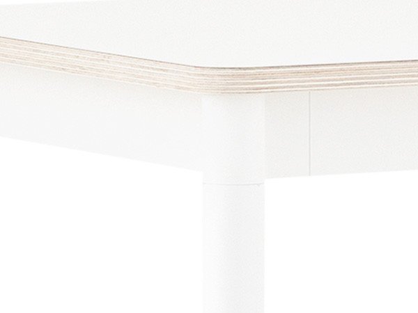 【ムート/MUUTO / GOODS】のBASE TABLE / ベーステーブル 190 × 85 インテリア・キッズ・メンズ・レディースファッション・服の通販 founy(ファウニー) 　アクリル　Acrylic Material　シンプル　Simple, Minimal　テーブル　Table, Dining Table　フィット　Fit, Slim Fit　フレーム　Frame, Outline　ホーム・キャンプ・アウトドア・お取り寄せ　Home Living / Home & Lifestyle / Camping Gear / Outdoor Camping　家具・インテリア　Home Furniture & Interior. Stylish & Functional Living Spaces　テーブル　Dining, Coffee & Side Tables　ダイニングテーブル・食卓テーブル　Dining Tables　ホワイトラミネート / プライウッド / ホワイト|ID: prp329100004984108 ipo3291000000037336882