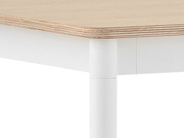 【ムート/MUUTO / GOODS】のBASE TABLE / ベーステーブル 190 × 85 インテリア・キッズ・メンズ・レディースファッション・服の通販 founy(ファウニー) 　アクリル　Acrylic Material　シンプル　Simple, Minimal　テーブル　Table, Dining Table　フィット　Fit, Slim Fit　フレーム　Frame, Outline　ホーム・キャンプ・アウトドア・お取り寄せ　Home Living / Home & Lifestyle / Camping Gear / Outdoor Camping　家具・インテリア　Home Furniture & Interior. Stylish & Functional Living Spaces　テーブル　Dining, Coffee & Side Tables　ダイニングテーブル・食卓テーブル　Dining Tables　オークベニヤ / プライウッド / ホワイト|ID: prp329100004984108 ipo3291000000037336885