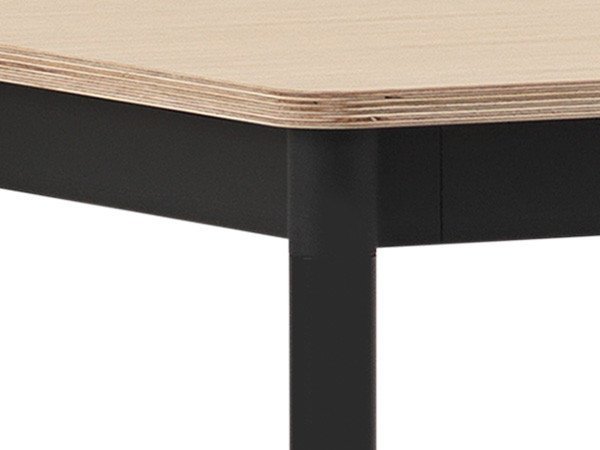 【ムート/MUUTO / GOODS】のBASE TABLE / ベーステーブル 190 × 85 インテリア・キッズ・メンズ・レディースファッション・服の通販 founy(ファウニー) 　アクリル　Acrylic Material　シンプル　Simple, Minimal　テーブル　Table, Dining Table　フィット　Fit, Slim Fit　フレーム　Frame, Outline　ホーム・キャンプ・アウトドア・お取り寄せ　Home Living / Home & Lifestyle / Camping Gear / Outdoor Camping　家具・インテリア　Home Furniture & Interior. Stylish & Functional Living Spaces　テーブル　Dining, Coffee & Side Tables　ダイニングテーブル・食卓テーブル　Dining Tables　オークベニヤ / プライウッド / ブラック|ID: prp329100004984108 ipo3291000000037336886