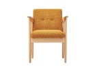 【コッコレ/Coccole / GOODS】のARM CHAIR / アームチェア C236 張地:バトン マスタード(ランクE)、フレームクリア|ID: prp329100004985404 ipo3291000000037344293
