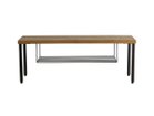 【ノットアンティークス/knot antiques / CRASH GATE】のGYPSY BENCH / ジプシー ベンチ No.3脚(スチール角脚) サイズ:幅120cm、シェルフの付属:シェルフ付|ID: prp329100004985420 ipo3291000000037344447
