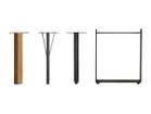 【ノットアンティークス/knot antiques / CRASH GATE】のGYPSY BENCH / ジプシー ベンチ No.3脚(スチール角脚) 「ジプシー」は、脚の組み合わせをお選びいただけるシリーズです。ジプシーベンチの脚部(|ID: prp329100004985420 ipo3291000000037344455