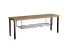 【ノットアンティークス/knot antiques / CRASH GATE】のGYPSY BENCH / ジプシー ベンチ No.3脚(スチール角脚) サイズ:幅120cm、シェルフの付属:シェルフ付|ID: prp329100004985420 ipo3291000000037344457