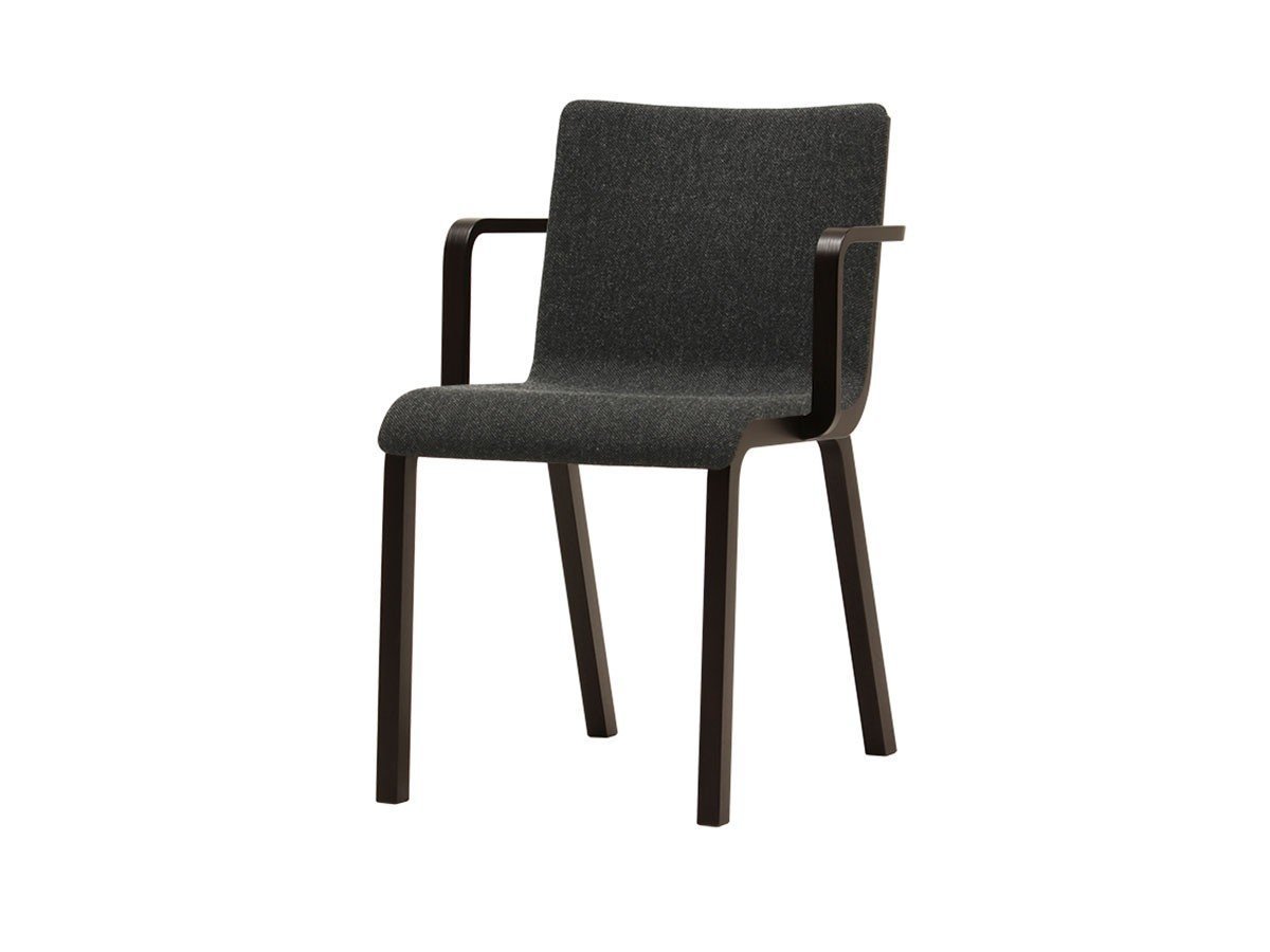 【天童木工/Tendo Mokko / GOODS】のPLYPLY Arm Chair / プライプライ アームチェア 張座 インテリア・キッズ・メンズ・レディースファッション・服の通販 founy(ファウニー) 　シンプル　Simple, Minimal　ベーシック　Basic, Essential　送料無料　Free Shipping　ホーム・キャンプ・アウトドア・お取り寄せ　Home Living / Home & Lifestyle / Camping Gear / Outdoor Camping　家具・インテリア　Home Furniture & Interior. Stylish & Functional Living Spaces　チェア・椅子　Seating & Chairs　ダイニングチェア・木製チェア　Dining Chairs　ホーム・キャンプ・アウトドア・お取り寄せ　Home Living / Home & Lifestyle / Camping Gear / Outdoor Camping　家具・インテリア　Home Furniture & Interior. Stylish & Functional Living Spaces　チェア・椅子　Seating & Chairs　アームチェア・アクセントチェア　Armchairs & Accent Chairs　張地:エヌシー B0198 チャコールグレー(グレードB)、フレームアッシュブラック|ID: prp329100004986514 ipo3291000000037351169