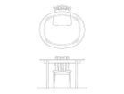 【日進木工/NISSHIN MOKKOU / GOODS】のcocon Chair / ココン チェア 同シリーズの「ココン テーブル」と組合わせてお使いいただけます。|ID: prp329100004987018 ipo3291000000037358231