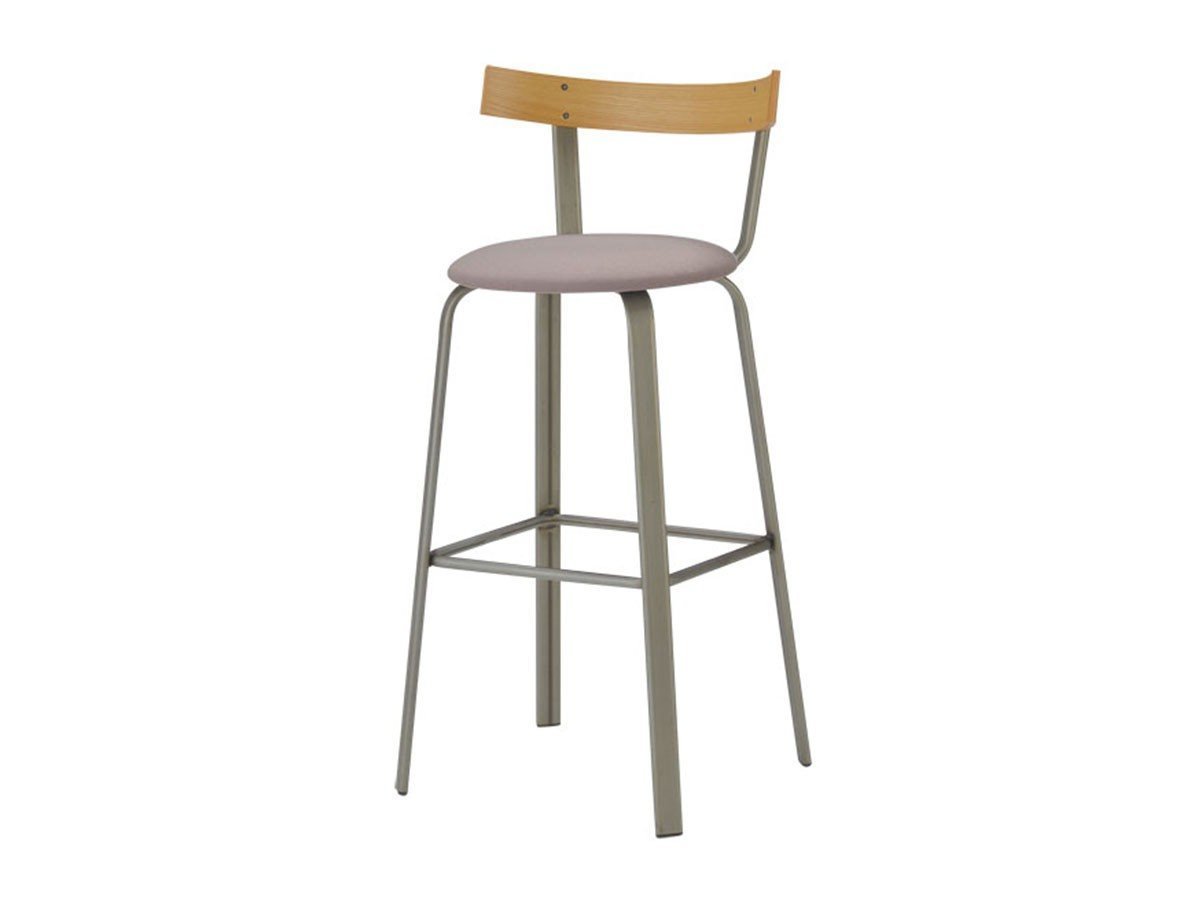 【フライミー ヴェール/FLYMEe vert / GOODS】のCOUNTER CHAIR / カウンターチェア #114874 インテリア・キッズ・メンズ・レディースファッション・服の通販 founy(ファウニー) 　送料無料　Free Shipping　おすすめ　Recommended / Our Picks　スリム　Slim, Slim Fit　フレーム　Frame, Outline　モダン　Modern, Contemporary　ホーム・キャンプ・アウトドア・お取り寄せ　Home Living / Home & Lifestyle / Camping Gear / Outdoor Camping　家具・インテリア　Home Furniture & Interior. Stylish & Functional Living Spaces　チェア・椅子　Seating & Chairs　カウンターチェア・ハイチェア　Bar Stools / High Stools　張地:F93-01(Fランク)、フレームグレー|ID: prp329100004990551 ipo3291000000037380179