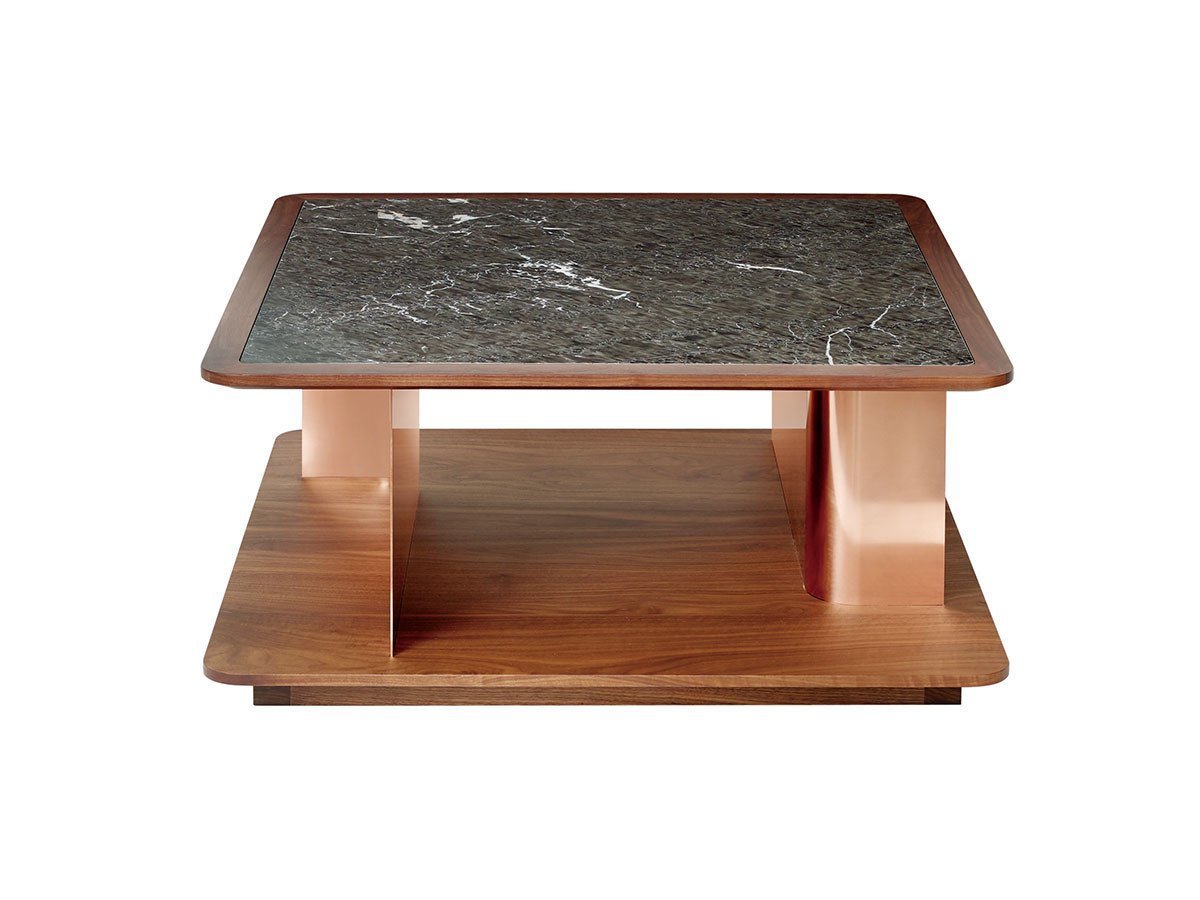【リアルスタイル/REAL STYLE / GOODS】のMONTANA living table / モンタナ リビンググテーブル 天然大理石天板 インテリア・キッズ・メンズ・レディースファッション・服の通販 founy(ファウニー) 　テーブル　Table, Dining Table　フレーム　Frame, Outline　メタリック　Metallic, Shiny Finish　ホーム・キャンプ・アウトドア・お取り寄せ　Home Living / Home & Lifestyle / Camping Gear / Outdoor Camping　家具・インテリア　Home Furniture & Interior. Stylish & Functional Living Spaces　テーブル　Dining, Coffee & Side Tables　ローテーブル・センターテーブル　Coffee & Center Tables　ウォールナット × シャローアッシュ、サイズ:Lサイズ|ID: prp329100004990558 ipo3291000000037380261