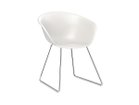 【アルペール/arper / GOODS】のDuna02 Arm Chair / ドゥーナ02 アームチェア スレッド脚 シートホワイト、脚部クロムメッキ|ID: prp329100004992270 ipo3291000000037387177
