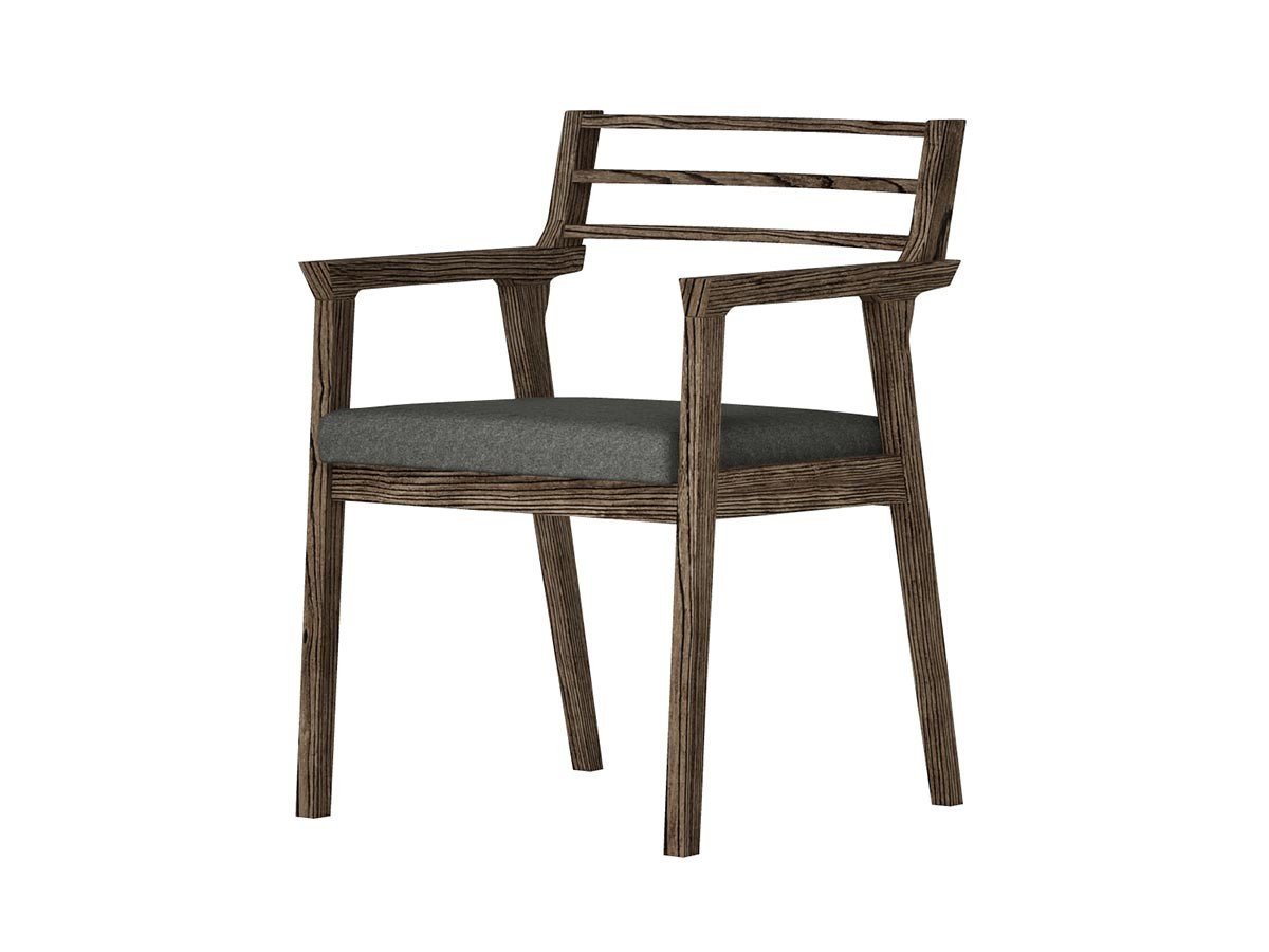 【アジム/AJIM / GOODS】のibiza arm chair / イビザ アームチェア インテリア・キッズ・メンズ・レディースファッション・服の通販 founy(ファウニー) 　送料無料　Free Shipping　モダン　Modern, Contemporary　ホーム・キャンプ・アウトドア・お取り寄せ　Home Living / Home & Lifestyle / Camping Gear / Outdoor Camping　家具・インテリア　Home Furniture & Interior. Stylish & Functional Living Spaces　チェア・椅子　Seating & Chairs　ダイニングチェア・木製チェア　Dining Chairs　ホーム・キャンプ・アウトドア・お取り寄せ　Home Living / Home & Lifestyle / Camping Gear / Outdoor Camping　家具・インテリア　Home Furniture & Interior. Stylish & Functional Living Spaces　チェア・椅子　Seating & Chairs　アームチェア・アクセントチェア　Armchairs & Accent Chairs　張地:SZ GY(ランク 1)、フレーム:エボニー|ID: prp329100004992280 ipo3291000000037387261