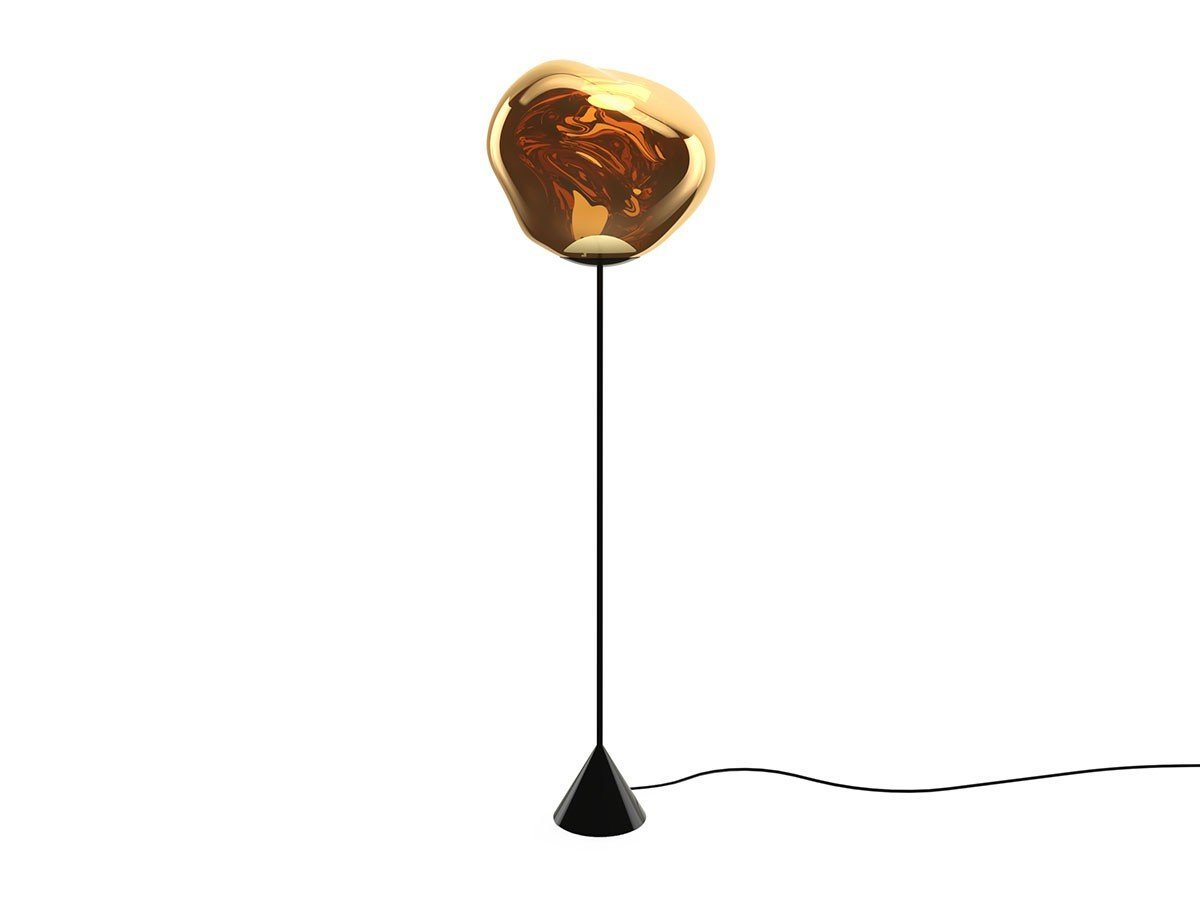 【トム ディクソン/Tom Dixon / GOODS】のMelt Cone Slim Floor 2 / メルト コーンスリム フロアライト 2 インテリア・キッズ・メンズ・レディースファッション・服の通販 founy(ファウニー) 　ガラス　Glass, Glassware　コレクション　Collection, Seasonal Line　シェイプ　Shape, Slim Fit　スリム　Slim, Slim Fit　ハンド　Hand, Handmade　送料無料　Free Shipping　ホーム・キャンプ・アウトドア・お取り寄せ　Home Living / Home & Lifestyle / Camping Gear / Outdoor Camping　家具・インテリア　Home Furniture & Interior. Stylish & Functional Living Spaces　ライト・照明　Lamps & Lighting Fixtures　フロアランプ・スタンドライト　Floor Lamp / Standing Lamp　シェードゴールド|ID: prp329100004992297 ipo3291000000037387440