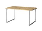 【ノットアンティークス/knot antiques / CRASH GATE】のMATERIA DINING TABLE / マテリア ダイニングテーブル OSB天板 + No.4脚(ロの字脚) サイズ:幅138.5cm、脚部シルバー(ステンレス)|ID: prp329100004992302 ipo3291000000037387476