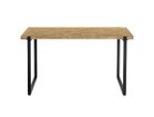 【ノットアンティークス/knot antiques / CRASH GATE】のMATERIA DINING TABLE / マテリア ダイニングテーブル OSB天板 + No.4脚(ロの字脚) サイズ:幅138.5cm、脚部ブラック(スチール)|ID: prp329100004992302 ipo3291000000037387503
