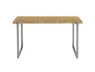 【ノットアンティークス/knot antiques / CRASH GATE】のMATERIA DINING TABLE / マテリア ダイニングテーブル OSB天板 + No.4脚(ロの字脚) サイズ:幅138.5cm、脚部シルバー(ステンレス)|ID: prp329100004992302 ipo3291000000037387509