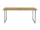 【ノットアンティークス/knot antiques / CRASH GATE】のMATERIA DINING TABLE / マテリア ダイニングテーブル OSB天板 + No.4脚(ロの字脚) サイズ:幅177.5cm、脚部シルバー(ステンレス)|ID: prp329100004992302 ipo3291000000037387512
