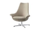 【フライミー ノワール/FLYMEe Noir / GOODS】のLOUNGE CHAIR / ラウンジチェア n5981 張地:グリード グレージュ(Dランク)、脚部シルバー|ID: prp329100004993077 ipo3291000000037395597
