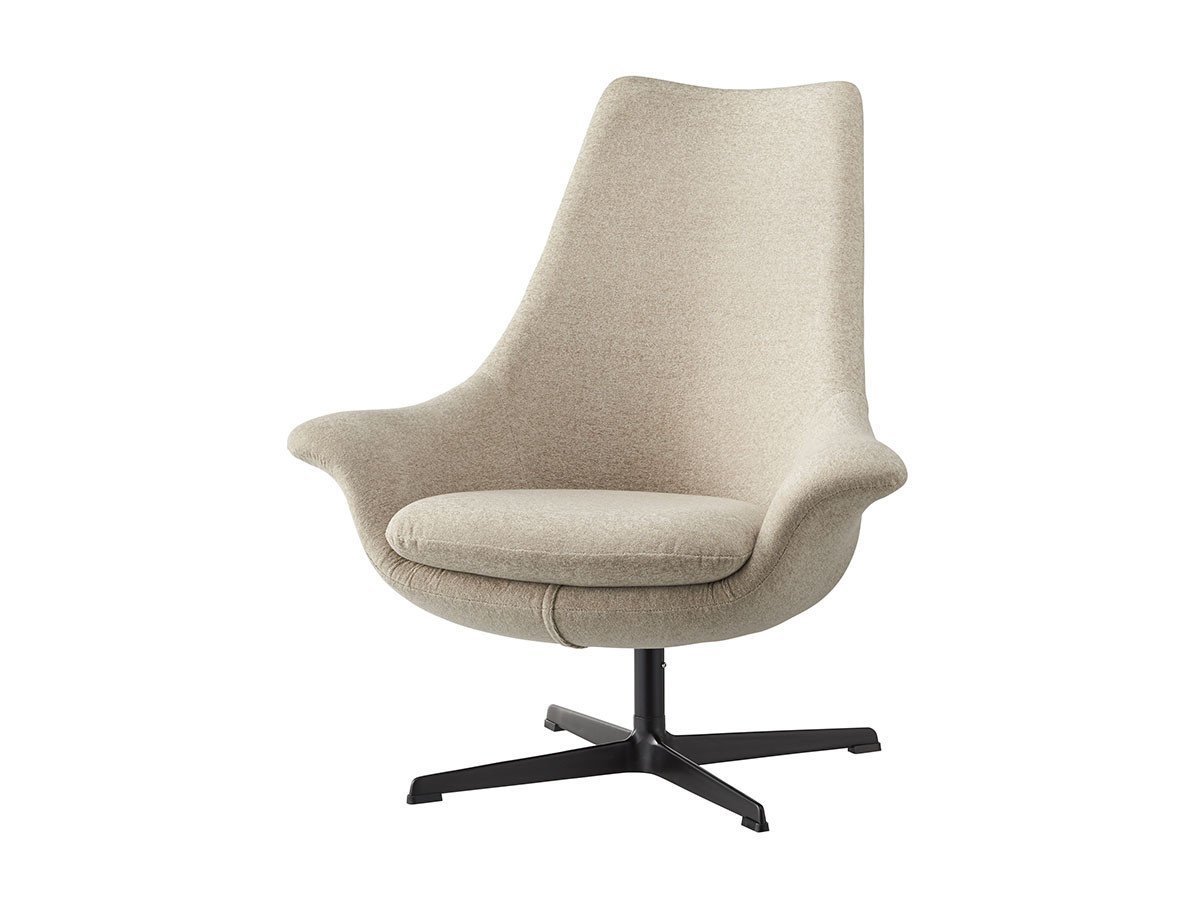 【フライミー ノワール/FLYMEe Noir / GOODS】のLOUNGE CHAIR / ラウンジチェア n5981 インテリア・キッズ・メンズ・レディースファッション・服の通販 founy(ファウニー) 　リラックス　Relax, Relaxed Fit　ホーム・キャンプ・アウトドア・お取り寄せ　Home Living / Home & Lifestyle / Camping Gear / Outdoor Camping　家具・インテリア　Home Furniture & Interior. Stylish & Functional Living Spaces　チェア・椅子　Seating & Chairs　ラウンジチェア・リクライナー　Lounge Chairs / Recliners　張地:グリード グレージュ(Dランク)、脚部ブラック|ID: prp329100004993077 ipo3291000000037395599