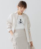 【23区/NIJYUSANKU】の【洗える】CANCLINI ベーシック シャツ アイボリー×ブラックストライプ|ID: prp329100000249421 ipo3291000000028402033