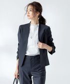 【ジェイ プレス/J.PRESS】の【スーツ】BAHARIYE ノーカラー ジャケット ネイビー系|ID: prp329100000265821 ipo3291000000028595357