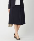 【ジェイ プレス/J.PRESS】の【制菌加工・UVカット】アルファクロスジャージー スカート ネイビー系|ID: prp329100000321234 ipo3291000000028595348