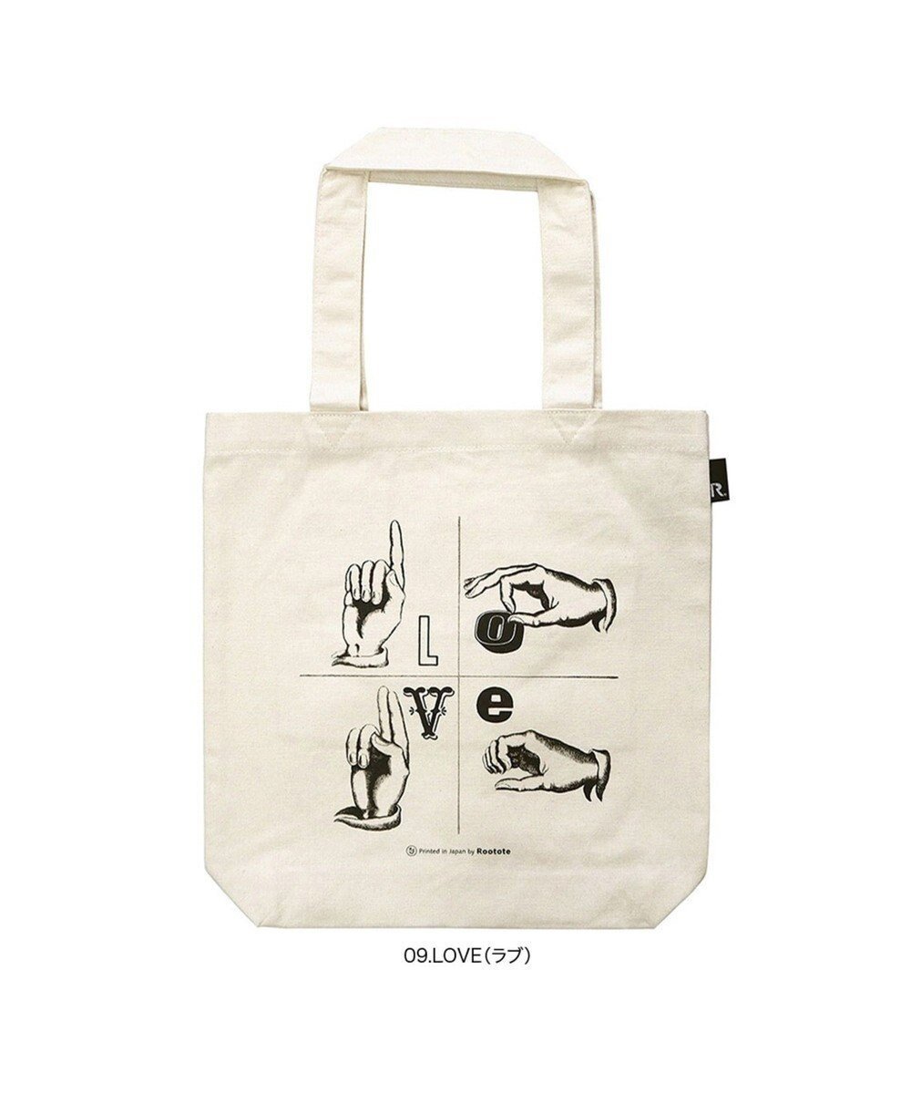 【ルートート/ROOTOTE】の1881【A4サイズ収納】/ RO.トール.Printed in Japan-D インテリア・キッズ・メンズ・レディースファッション・服の通販 founy(ファニー) 　ファッション　Fashion　レディースファッション　WOMEN　バッグ　Bag　シンプル　Simple　ハンカチ　Handkerchief　ハンド　Hand　ブロック　Block　プリント　Print　ベーシック　Basic　ポケット　Pocket　メンズ　Mens　09:ラブ|ID: prp329100001253655 ipo3291000000029640795