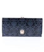 【アナスイ/ANNA SUI】のルーミー 口金フラップ長財布 ネイビー|ID:prp329100001253817