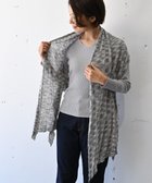 【アンドウール/AND WOOL】の〈上質な素材と手仕事から生まれた優しいニット〉シルクリネンのストール グレーカスリ|ID:prp329100001254980