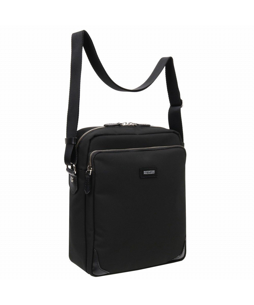 【エース バッグズ アンド ラゲッジ/ACE BAGS & LUGGAGE / MEN】のMACKINTOSH PHILOSOPHY バルヴェニー ショルダーバッグ タテ型 54282 マッキントッシュフィロソフィー インテリア・キッズ・メンズ・レディースファッション・服の通販 founy(ファニー) 　ファッション　Fashion　メンズファッション　MEN　バッグ　Bag/Men　コンパクト　Compact　ジャケット　Jacket　スマホ　Smartphone　フロント　Front　ポケット　Pocket　旅行　Travel　ブラック|ID: prp329100001255633 ipo3291000000029087212